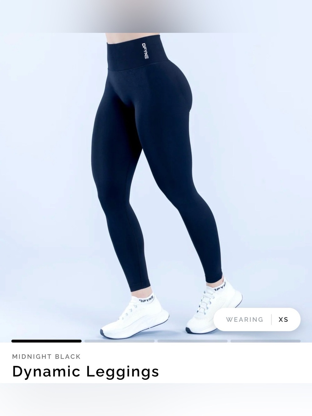 DFYNE Black Dynamic Leggings